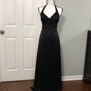 Black maxi dress